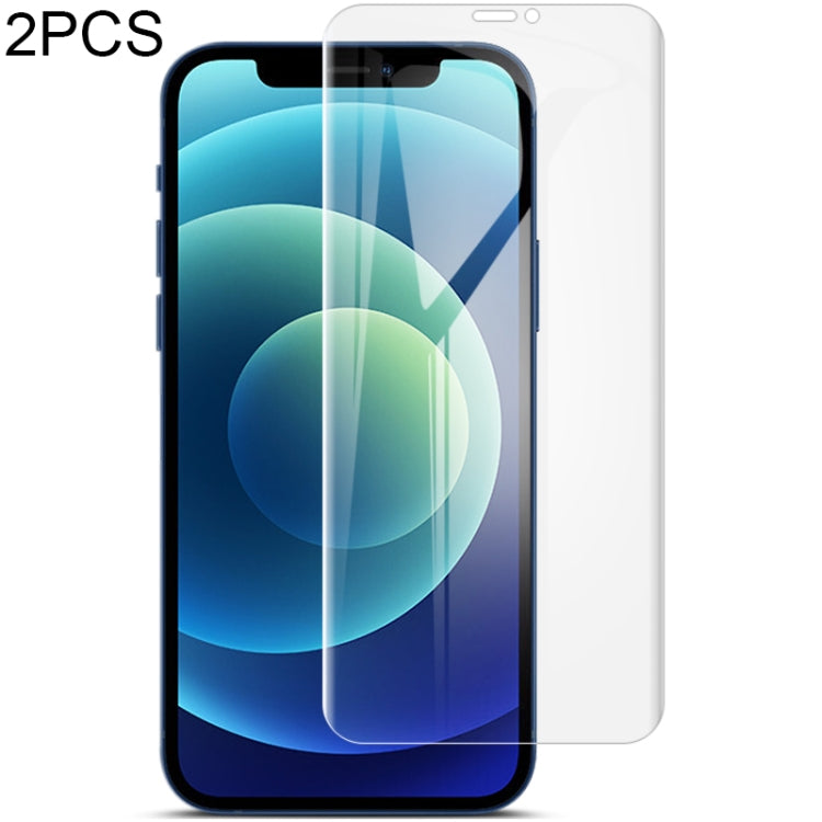 2枚入り IMAK 0.15mm 曲面全面保護ハイドロゲルフィルム フロントプロテクター、iPhone 12 Pro Max用