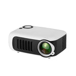 TRANSJEE A2000 320x240P 1000 ANSIルーメン ミニホームシアターHDデジタルプロジェクター、プラグタイプ：USプラグ、プラグタイプ：USプラグ（ホワイト）