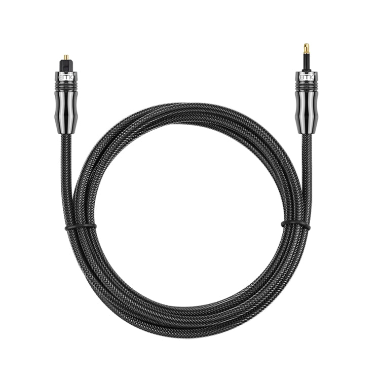 EMK OD1.0mm 3.5mm デジタルサウンド Toslink から ミニ Toslink デジタル光オーディオケーブル、1m、1.5m、2m、3m、5m