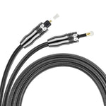 EMK OD1.0mm 3.5mm デジタルサウンド Toslink から ミニ Toslink デジタル光オーディオケーブル、1m、1.5m、2m、3m、5m