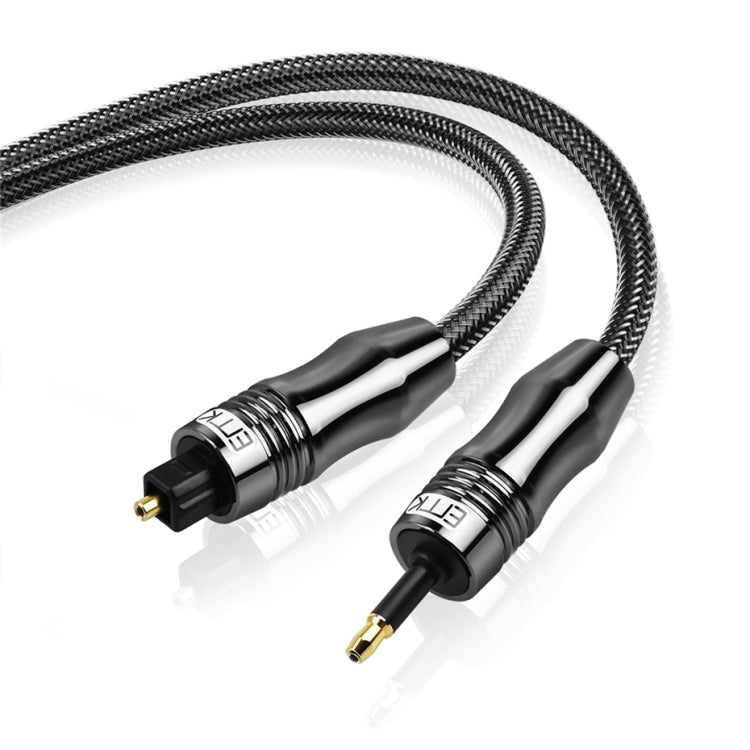 EMK OD1.0mm 3.5mm デジタルサウンド Toslink から ミニ Toslink デジタル光オーディオケーブル、1m、1.5m、2m、3m、5m