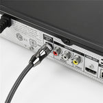 EMK OD1.0mm 3.5mm デジタルサウンド Toslink から ミニ Toslink デジタル光オーディオケーブル、1m、1.5m、2m、3m、5m