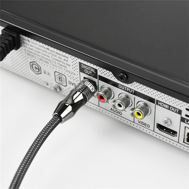 EMK OD1.0mm 3.5mm デジタルサウンド Toslink から ミニ Toslink デジタル光オーディオケーブル、1m、1.5m、2m、3m、5m