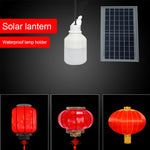 SNF-0092 白色光ソーラーランタン照明電球 屋外IP44防水 LED二灯式分離型ガーデンランプ、5m、10m