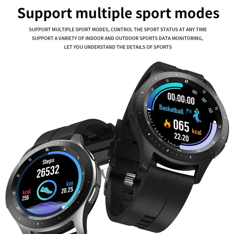W68 1.54インチ タッチスクリーン IP67 防水スマートブレスレット、血中酸素測定 / Bluetooth通話 / 心拍数モニタリング対応、スタイル：スチールストラップ
