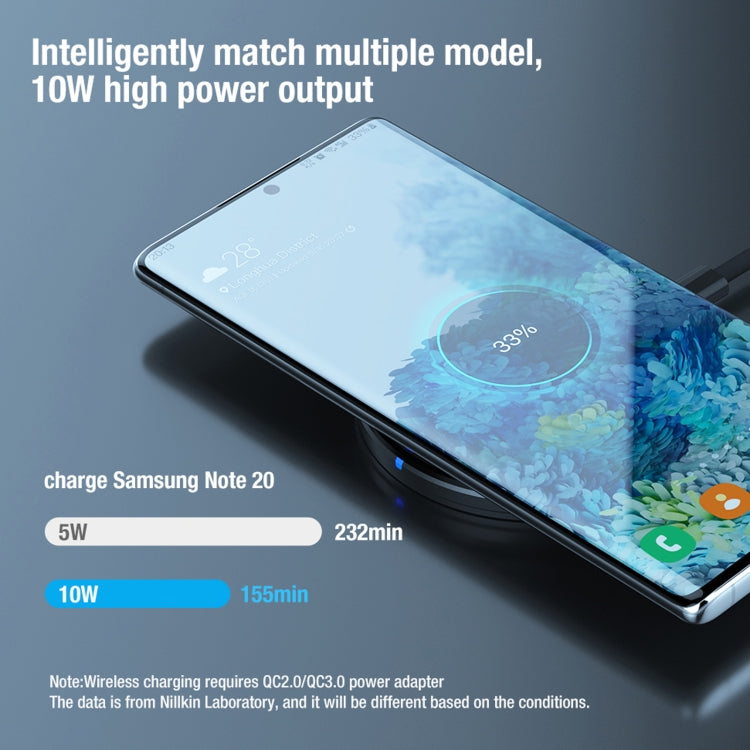 NILLKIN MC026 ポータブルボタン式急速充電ワイヤレス充電器