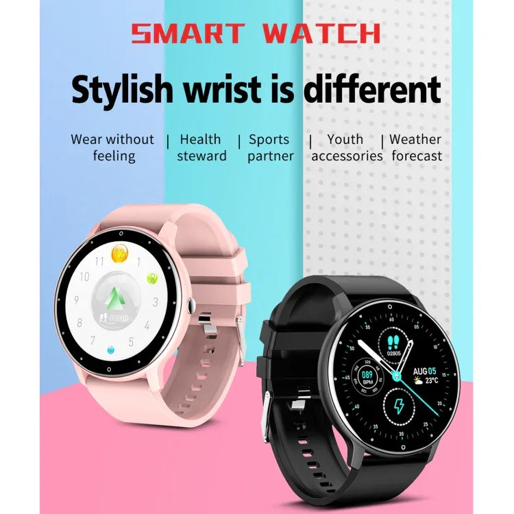 ZL02 1.28インチ タッチスクリーン IP67 防水スマートウォッチ、血圧測定 / 睡眠モニタリング / 心拍数モニタリング対応