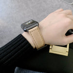 Apple Watch Series 6 & SE & 5 & 4 40mm / 3 & 2 & 1 38mm 用ビッグヘッドバックルレザー交換用ウォッチバンド、Apple Watch Series 8&7 41mm / SE 2&6&SE&5&4 40mm / 3&2&1 38mm 用