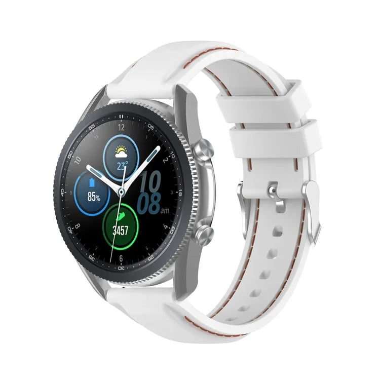 22mm シリコン交換用ストラップ, Samsung Galaxy Watch 3 45mm / Gear S3 用