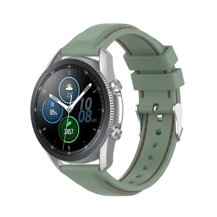 22mm シリコン交換用ストラップ, Samsung Galaxy Watch 3 45mm / Gear S3 用
