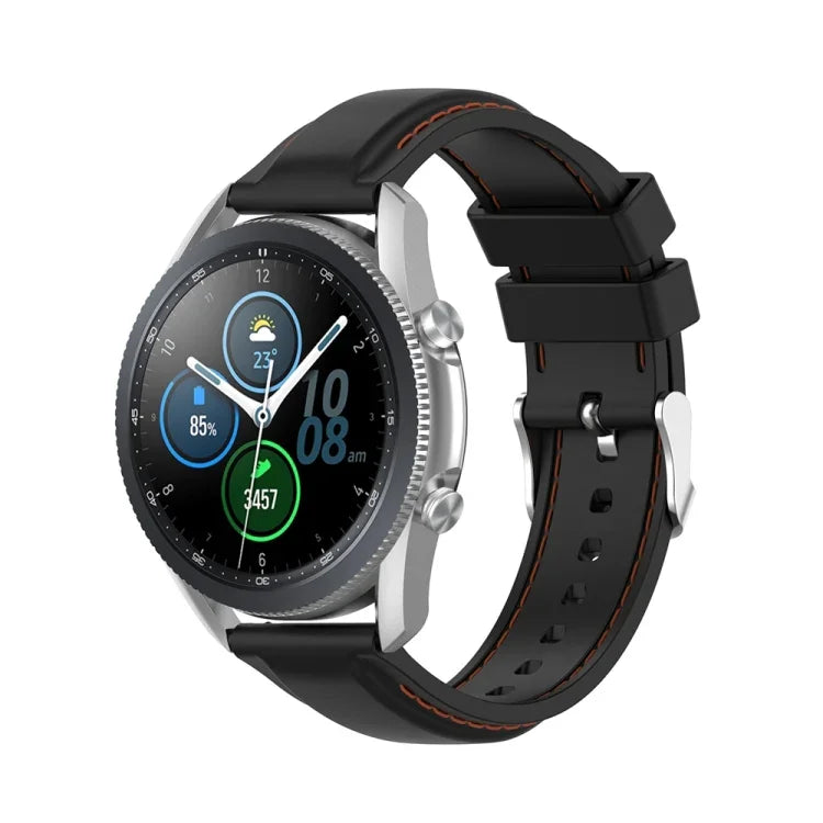 22mm シリコン交換用ストラップ, Samsung Galaxy Watch 3 45mm / Gear S3 用