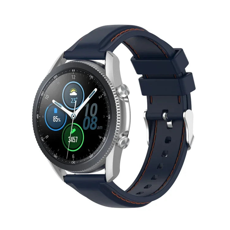 22mm シリコン交換用ストラップ, Samsung Galaxy Watch 3 45mm / Gear S3 用