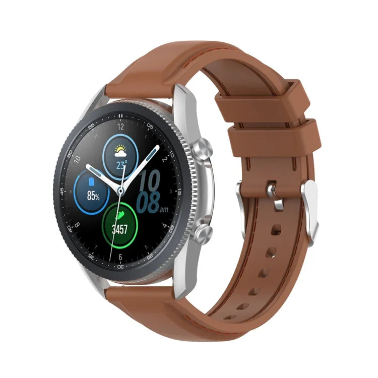 22mm シリコン交換用ストラップ, Samsung Galaxy Watch 3 45mm / Gear S3 用