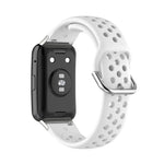 For Huawei Watch Fit 18mm Sport Style Silicone Solid Color Replacement Strap Watchband