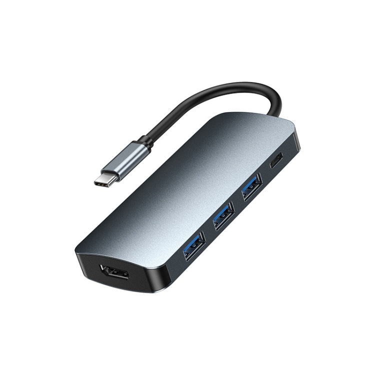 Remax RU-U5 5イン1 多機能タイプC / USB-C ハブドッキングステーション、5イン1