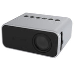 T500 1920x1080P 80ルーメン ポータブルホームシアター LED HDデジタルプロジェクター、リモコン＆アダプターなし、リモコン＆アダプター付き