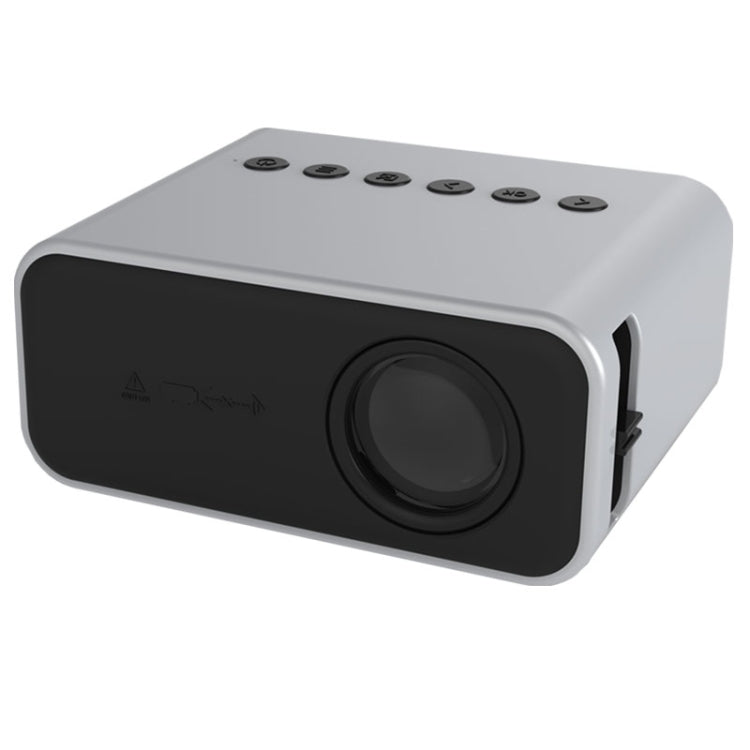 T500 1920x1080P 80ルーメン ポータブルホームシアター LED HDデジタルプロジェクター、リモコン＆アダプターなし、リモコン＆アダプター付き