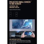 T500 1920x1080P 80ルーメン ポータブルホームシアター LED HDデジタルプロジェクター、リモコン＆アダプターなし、リモコン＆アダプター付き