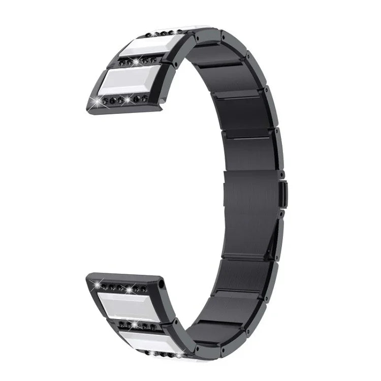 ステンレススチール ダイヤモンド装飾交換用ウォッチバンド, Samsung Galaxy Watch 42mm 用, Samsung Galaxy Watch 46mm 用, Samsung Galaxy Watch 3 45mm 用, Samsung Galaxy Watch Active2 44mm / Watch Active2 40mm / Watch Active 用