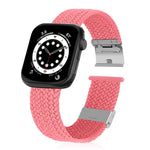 編み込み＋ステンレススチール交換用ウォッチバンド、Apple Watch Series 6 & SE & 5 & 4 40mm / 3 & 2 & 1 38mm 用、Apple Watch Series 8&7 41mm / SE 2&6&SE&5&4 40mm / 3&2&1 38mm 用、Apple Watch Series 7 41mm / 6 & SE & 5 & 4 40mm 用