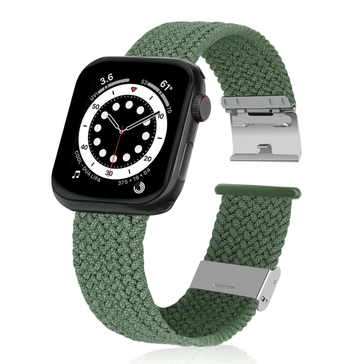 編み込み＋ステンレススチール交換用ウォッチバンド、Apple Watch Series 6 & SE & 5 & 4 40mm / 3 & 2 & 1 38mm 用、Apple Watch Series 8&7 41mm / SE 2&6&SE&5&4 40mm / 3&2&1 38mm 用、Apple Watch Series 7 41mm / 6 & SE & 5 & 4 40mm 用