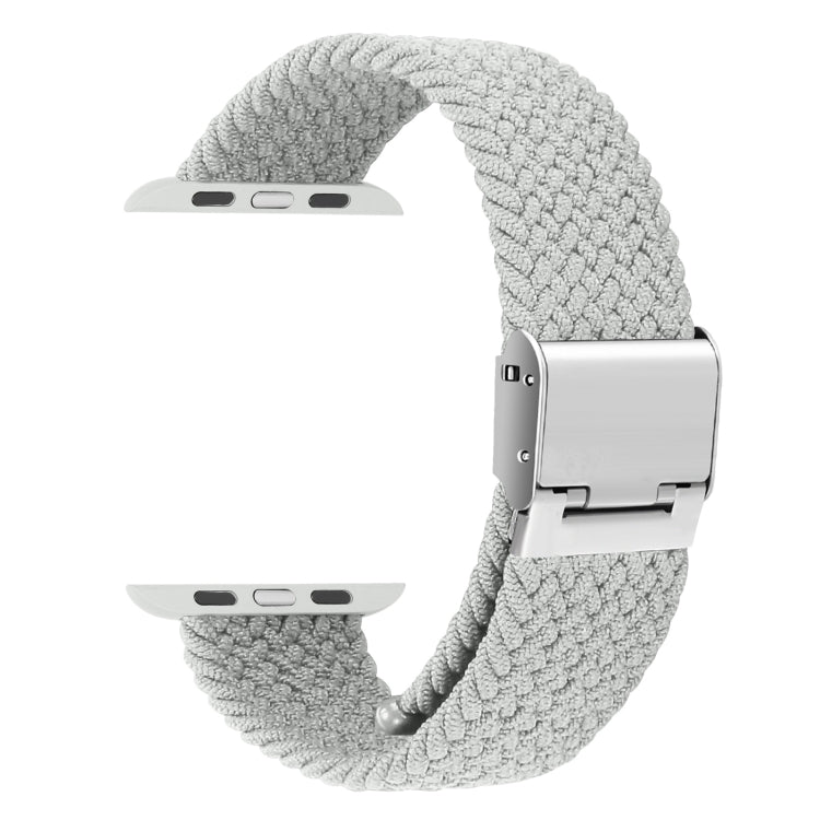 編み込み＋ステンレススチール交換用ウォッチバンド、Apple Watch Series 6 & SE & 5 & 4 40mm / 3 & 2 & 1 38mm 用、Apple Watch Series 8&7 41mm / SE 2&6&SE&5&4 40mm / 3&2&1 38mm 用、Apple Watch Series 7 41mm / 6 & SE & 5 & 4 40mm 用