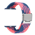 編み込み＋ステンレススチール交換用ウォッチバンド、Apple Watch Series 6 & SE & 5 & 4 40mm / 3 & 2 & 1 38mm 用、Apple Watch Series 8&7 41mm / SE 2&6&SE&5&4 40mm / 3&2&1 38mm 用、Apple Watch Series 7 41mm / 6 & SE & 5 & 4 40mm 用