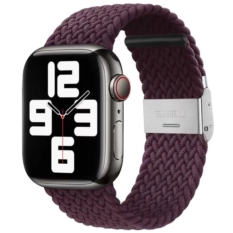 編み込み＋ステンレススチール交換用ウォッチバンド、Apple Watch Series 6 & SE & 5 & 4 40mm / 3 & 2 & 1 38mm 用、Apple Watch Series 8&7 41mm / SE 2&6&SE&5&4 40mm / 3&2&1 38mm 用、Apple Watch Series 7 41mm / 6 & SE & 5 & 4 40mm 用