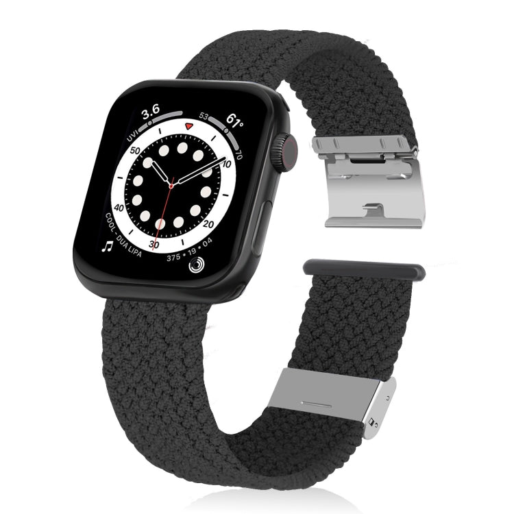 編み込み＋ステンレススチール交換用ウォッチバンド Apple Watch Series 6 & SE & 5 & 4 44mm / 3 & 2 & 1 42mm用、Apple Watch Series 7 45mm / 6 & SE & 5 & 4 44mm用、Apple Watch Ultra 49mm / Series 8&7 45mm / SE 2&6&SE&5&4 44mm / 3&2&1 42mm用