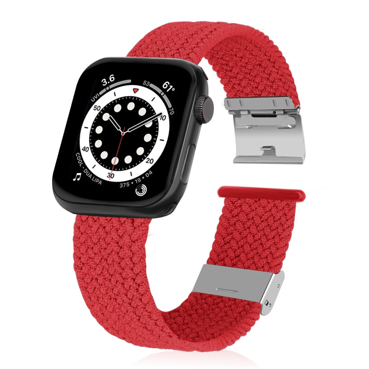 編み込み＋ステンレススチール交換用ウォッチバンド Apple Watch Series 6 & SE & 5 & 4 44mm / 3 & 2 & 1 42mm用、Apple Watch Series 7 45mm / 6 & SE & 5 & 4 44mm用、Apple Watch Ultra 49mm / Series 8&7 45mm / SE 2&6&SE&5&4 44mm / 3&2&1 42mm用
