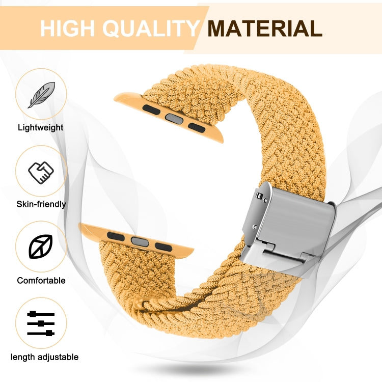 編み込み＋ステンレススチール交換用ウォッチバンド Apple Watch Series 6 & SE & 5 & 4 44mm / 3 & 2 & 1 42mm用、Apple Watch Series 7 45mm / 6 & SE & 5 & 4 44mm用、Apple Watch Ultra 49mm / Series 8&7 45mm / SE 2&6&SE&5&4 44mm / 3&2&1 42mm用