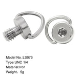 BEXIN LS076 2個セット クイックリリースプレートスクリュー 1/4インチ -20 アダプターマウントスクリュー、LS076