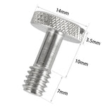BEXIN LS005 2個セット 1/4インチメスネジ DSLRカメラマウント用ネジ, LS005