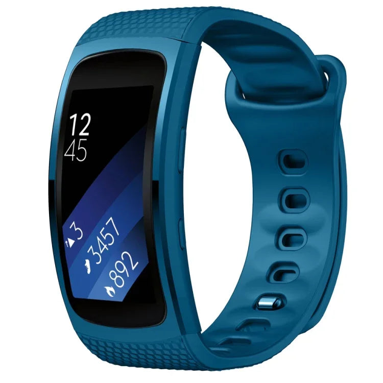 Samsung Gear Fit2 Pro シリコン交換用ストラップ 時計バンド, S, L