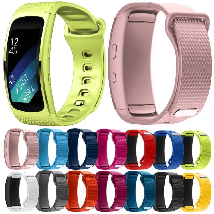 Samsung Gear Fit2 Pro シリコン交換用ストラップ 時計バンド, S, L