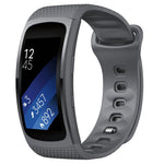 Samsung Gear Fit2 Pro シリコン交換用ストラップ 時計バンド, S, L