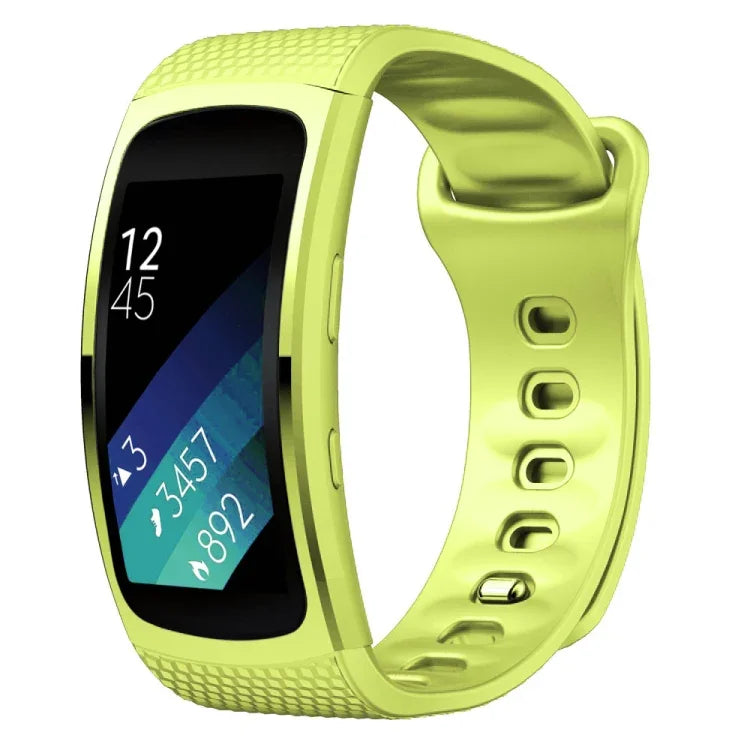 Samsung Gear Fit2 Pro シリコン交換用ストラップ 時計バンド, S, L