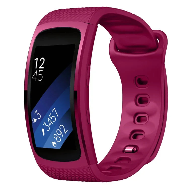 Samsung Gear Fit2 Pro シリコン交換用ストラップ 時計バンド, S, L