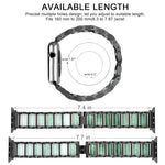 エメラルド ステンレススチールウォッチストラップ Apple Watch Ultra 49mm / Series 8&7 45mm / SE 2&6&SE&5&4 44mm / 3&2&1 42mm用、Apple Watch Series 8&7 41mm / SE 2&6&SE&5&4 40mm / 3&2&1 38mm用、Apple Watch Series 7 41mm / 6 & SE & 5 & 4 40mm / 3 & 2 & 1 38mm用