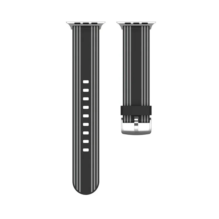 シリコン交換用ウォッチストラップ Apple Watch Ultra 49mm / Series 8&7 45mm / SE 2&6&SE&5&4 44mm / 3&2&1 42mm用、Apple Watch Series 8&7 41mm / SE 2&6&SE&5&4 40mm / 3&2&1 38mm用、Apple Watch Series 7 45mm / 6 & SE & 5 & 4 44mm / 3 & 2 & 1 42mm用