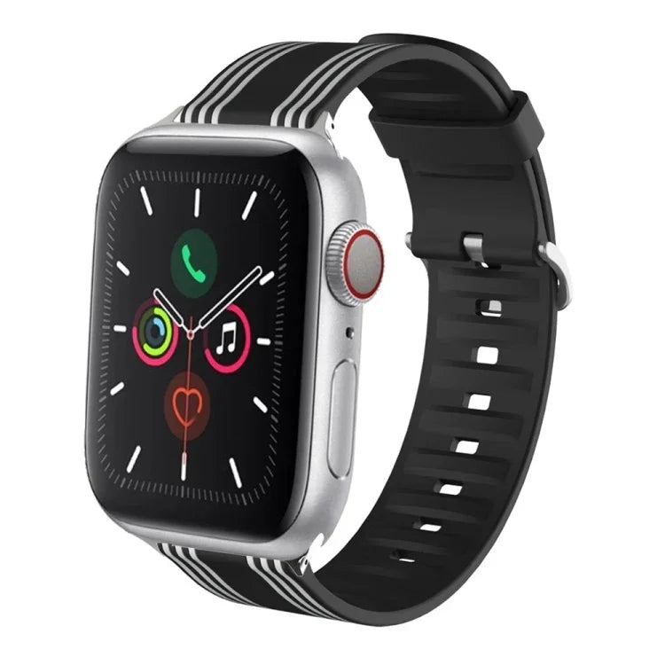 シリコン交換用ウォッチストラップ Apple Watch Ultra 49mm / Series 8&7 45mm / SE 2&6&SE&5&4 44mm / 3&2&1 42mm用、Apple Watch Series 8&7 41mm / SE 2&6&SE&5&4 40mm / 3&2&1 38mm用、Apple Watch Series 7 45mm / 6 & SE & 5 & 4 44mm / 3 & 2 & 1 42mm用