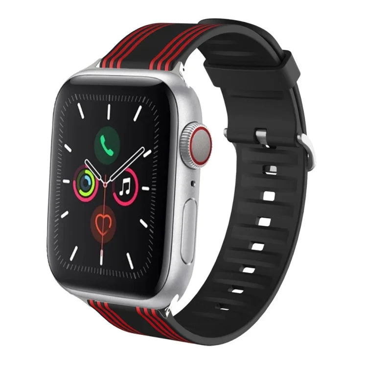 シリコン交換用ウォッチストラップ Apple Watch Ultra 49mm / Series 8&7 45mm / SE 2&6&SE&5&4 44mm / 3&2&1 42mm用、Apple Watch Series 8&7 41mm / SE 2&6&SE&5&4 40mm / 3&2&1 38mm用、Apple Watch Series 7 45mm / 6 & SE & 5 & 4 44mm / 3 & 2 & 1 42mm用