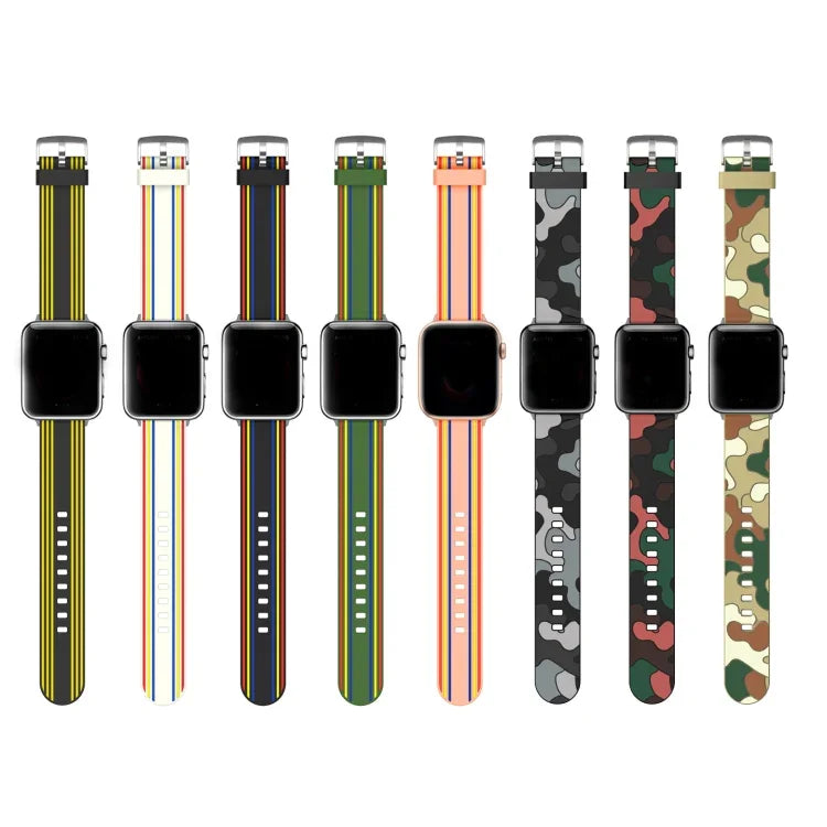 シリコン交換用ウォッチストラップ Apple Watch Ultra 49mm / Series 8&7 45mm / SE 2&6&SE&5&4 44mm / 3&2&1 42mm用、Apple Watch Series 8&7 41mm / SE 2&6&SE&5&4 40mm / 3&2&1 38mm用、Apple Watch Series 7 45mm / 6 & SE & 5 & 4 44mm / 3 & 2 & 1 42mm用