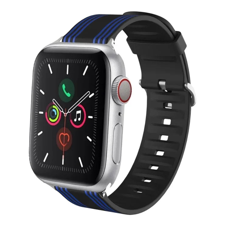 シリコン交換用ウォッチストラップ Apple Watch Ultra 49mm / Series 8&7 45mm / SE 2&6&SE&5&4 44mm / 3&2&1 42mm用、Apple Watch Series 8&7 41mm / SE 2&6&SE&5&4 40mm / 3&2&1 38mm用、Apple Watch Series 7 45mm / 6 & SE & 5 & 4 44mm / 3 & 2 & 1 42mm用