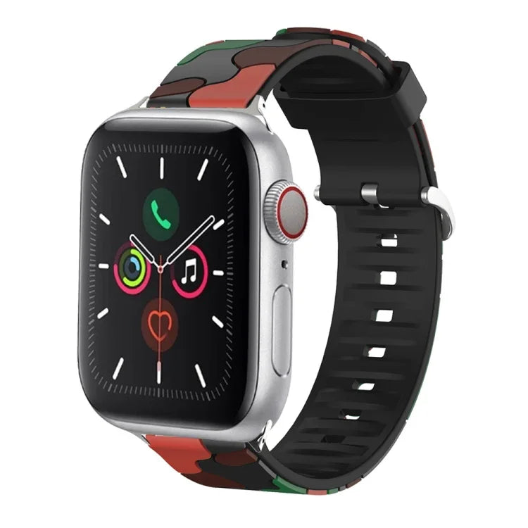 シリコン交換用ウォッチストラップ Apple Watch Ultra 49mm / Series 8&7 45mm / SE 2&6&SE&5&4 44mm / 3&2&1 42mm用、Apple Watch Series 8&7 41mm / SE 2&6&SE&5&4 40mm / 3&2&1 38mm用、Apple Watch Series 7 45mm / 6 & SE & 5 & 4 44mm / 3 & 2 & 1 42mm用