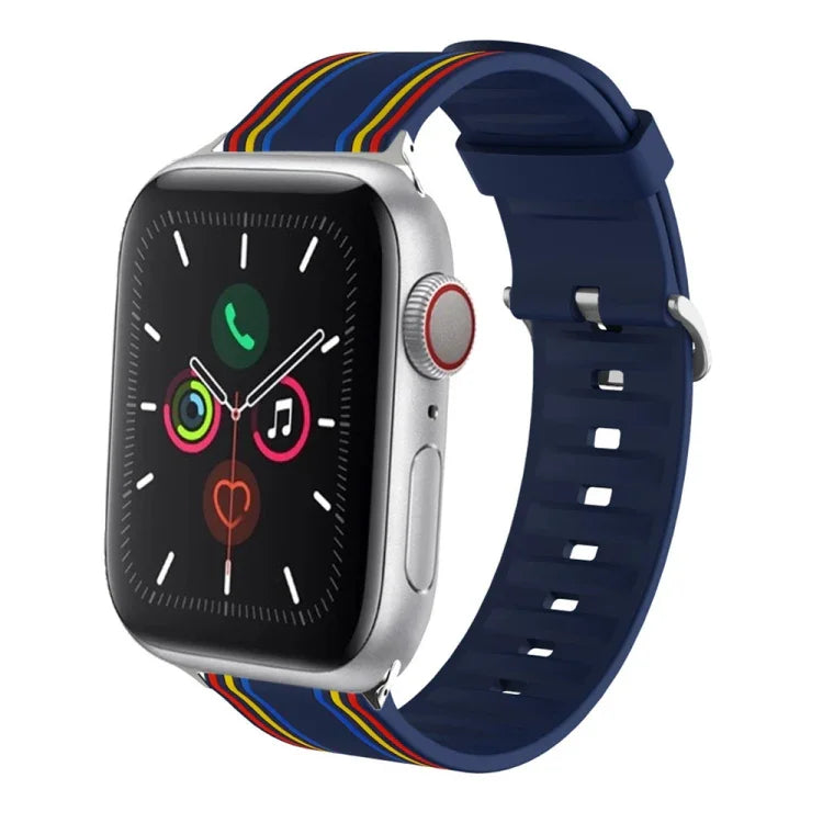 シリコン交換用ウォッチストラップ Apple Watch Ultra 49mm / Series 8&7 45mm / SE 2&6&SE&5&4 44mm / 3&2&1 42mm用、Apple Watch Series 8&7 41mm / SE 2&6&SE&5&4 40mm / 3&2&1 38mm用、Apple Watch Series 7 45mm / 6 & SE & 5 & 4 44mm / 3 & 2 & 1 42mm用