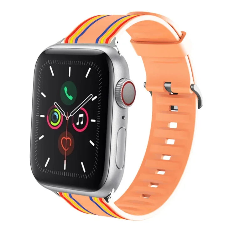 シリコン交換用ウォッチストラップ Apple Watch Ultra 49mm / Series 8&7 45mm / SE 2&6&SE&5&4 44mm / 3&2&1 42mm用、Apple Watch Series 8&7 41mm / SE 2&6&SE&5&4 40mm / 3&2&1 38mm用、Apple Watch Series 7 45mm / 6 & SE & 5 & 4 44mm / 3 & 2 & 1 42mm用