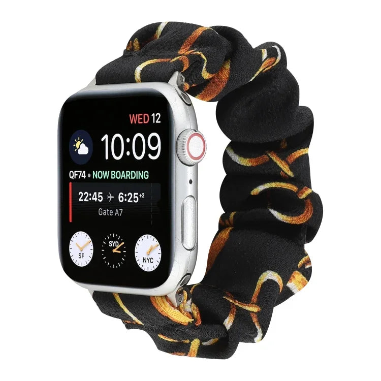ファブリックヘアリング交換用ストラップ Apple Watch Series 8&7 45mm / SE 2&6&SE&5&4 44mm / 3&2&1 42mm用、Apple Watch Series 8&7 41mm / SE 2&6&SE&5&4 40mm / 3&2&1 38mm用