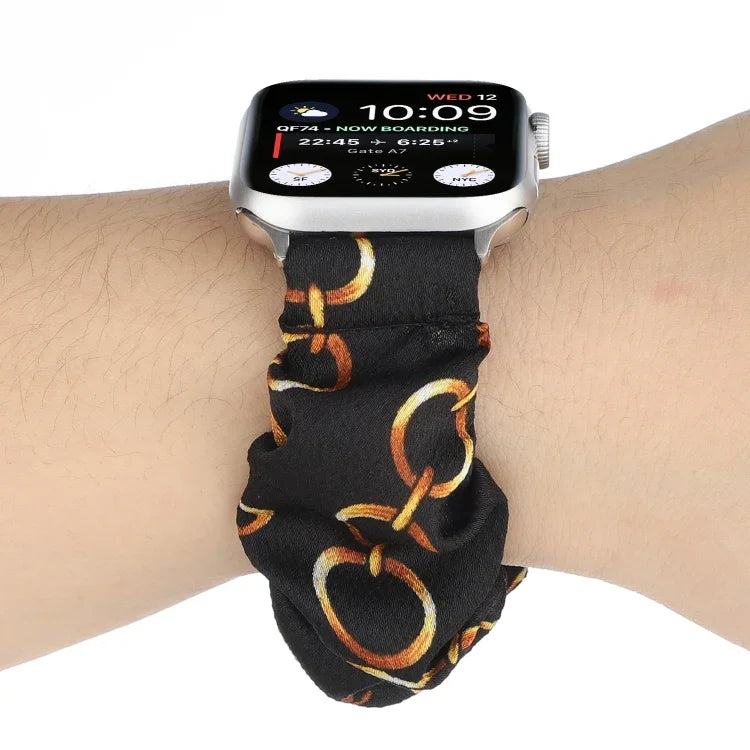 ファブリックヘアリング交換用ストラップ Apple Watch Series 8&7 45mm / SE 2&6&SE&5&4 44mm / 3&2&1 42mm用、Apple Watch Series 8&7 41mm / SE 2&6&SE&5&4 40mm / 3&2&1 38mm用