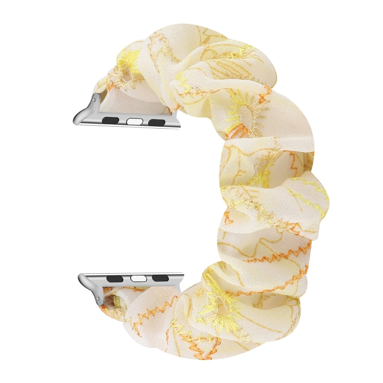 ファブリックヘアリング交換用ストラップウォッチバンド、Apple Watch Ultra 49mm / シリーズ8&7 45mm / SE 2&6&SE&5&4 44mm / 3&2&1 42mm用、Apple Watch シリーズ8&7 41mm / SE 2&6&SE&5&4 40mm / 3&2&1 38mm用